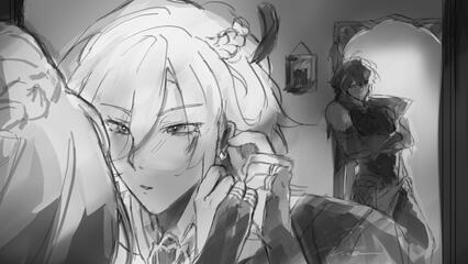 head + half scene